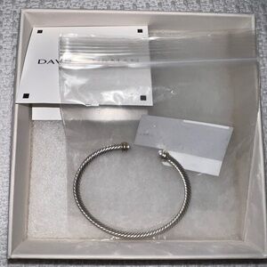 David Yurman Silver Twisted Bracelet